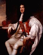 Sir Peter Lely Portrait of King Charles II Sweden oil painting artist
